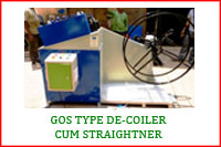 GOS TYPE DECOILER CUM STRAIGHTENER